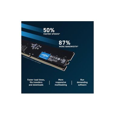 Crucial DDR5-RAM CT32G56C46U5 5600 MHz 1x 32 GB