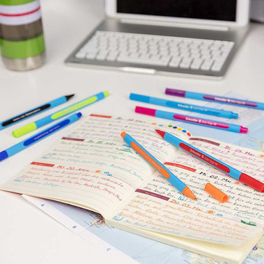 SCHNEIDER Kugelschr. Slider Edge XB 152279 assortiert 8 Stück, Box