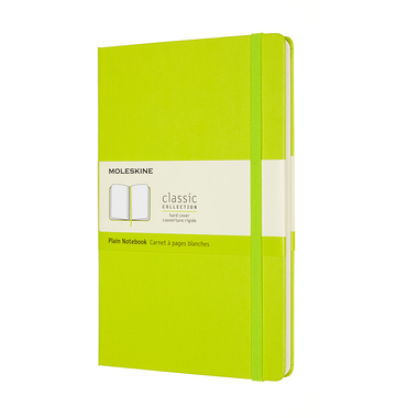 MOLESKINE Notizbuch HC L/A5 850888 blanko,limetten grün,208 S.