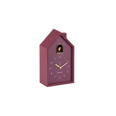 KARLSSON Wecker Modern Cuckoo Oro Dark Mauve