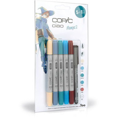 COPIC Marker Ciao 22075557 5+1 Set Manga 2