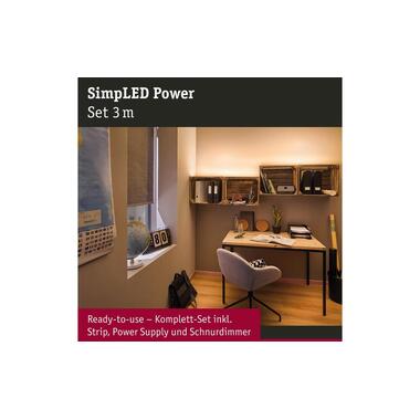 Paulmann LED-Stripe SimpLED Power 3000 K, 3 m Set
