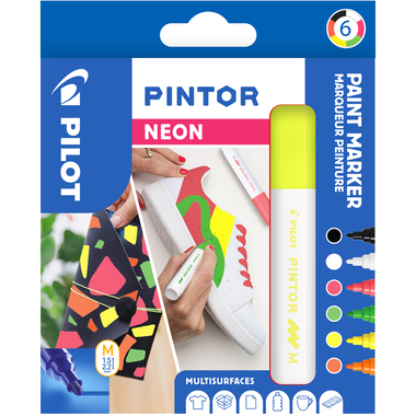 PILOT Marker Pintor 1.4mm 180.025.94 ass. 6 pezzi