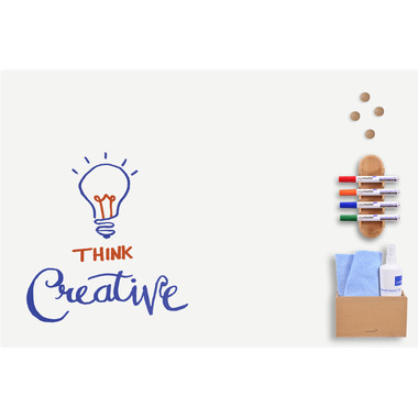 LEGAMASTER Whiteboard 50x75x10cm 7-106350 Board-UP acier