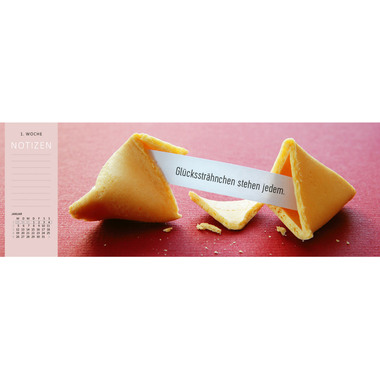 ARS EDITION Tischkalender 2026 13577 Bitte lächeln DE 29.7x11.5cm