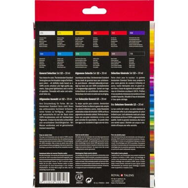 AMSTERDAM Standard Series Acryl Set 17820412 12x20ml