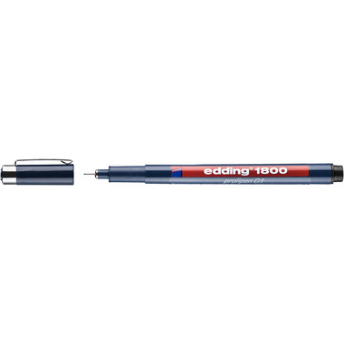 EDDING Profipen 1800 0.10-0.25mm 1800-1-01 schwarz