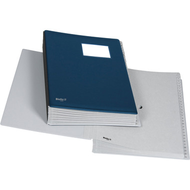 BIELLA Cartella banco Pronto A4 32043107U blu scuro 31 scomparti