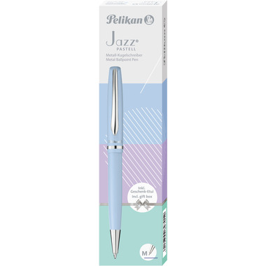 PELIKAN Stylo à bille Jazz Pastel M 827010 bleu, métal