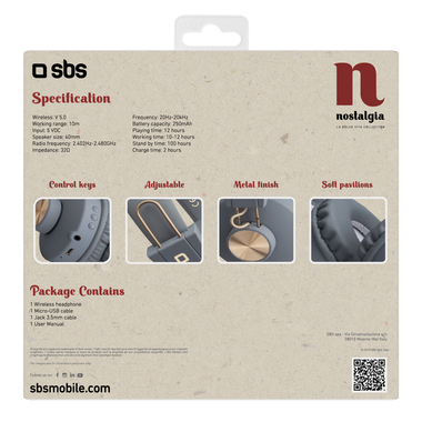 Casque sans fil avec micro et entrée jack