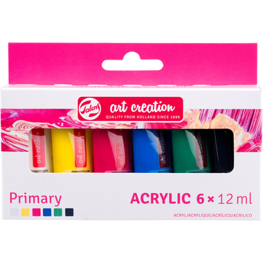 TALENS Acrylfarbe 6x12ml 9021860M Primary