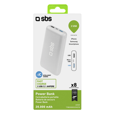 Quick charge power bank for tablets and smartphones