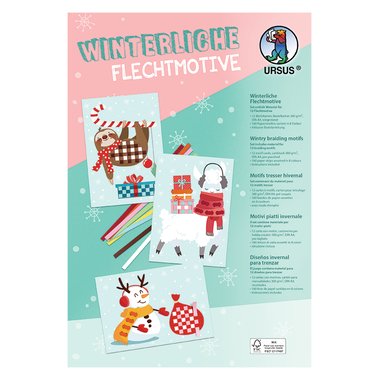 URSUS Flechtmotive Winterlich 28240099F 300g 12 Bogen