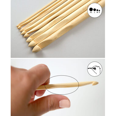 I AM CREATIVE Häkelnadel Set 6201.11 10 & 5 mm 2 Stück