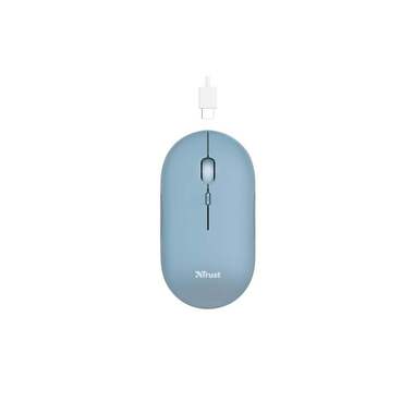 Trust Mouse Puck Rechargeable Blue