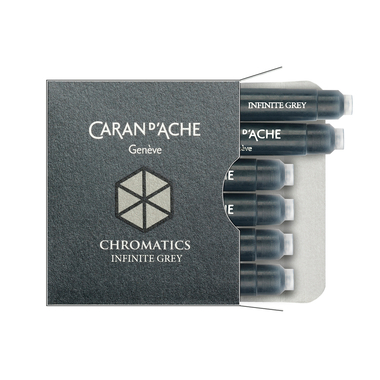 CARAN D'ACHE Cart. Inchiostro 8021.005 Infinite Grey 6 pezzi