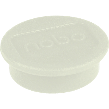 NOBO Calamita rotonda 13mm 1915287 bianco 10 pezzi