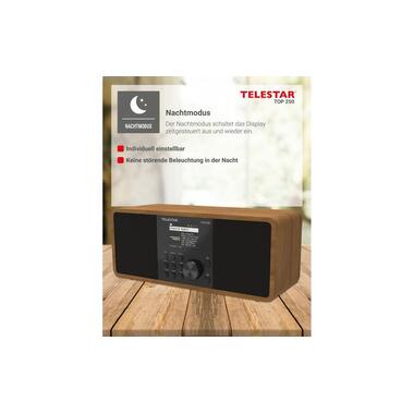 Telestar Radio Internet TOP 250 Brun