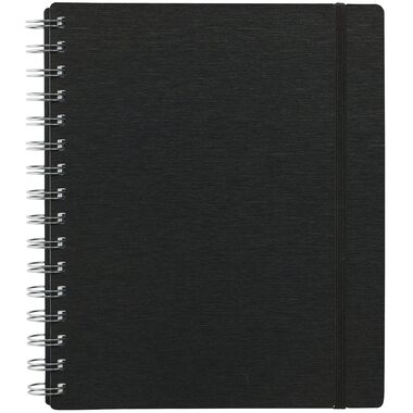KOLMA Spiralbuch LineaVerde A5 06.521.06 schwarz, kariert 5mm 100 Blatt
