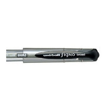 UNI-BALL Signo Broad 1mm UM-153 BLACK schwarz