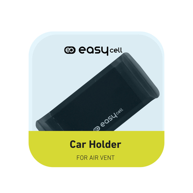 Car mount for smartphones from 3.5" to 6" with clips for air vents
