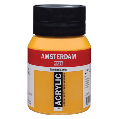 AMSTERDAM Peinture acrylique 500ml 17722312 ocre 231