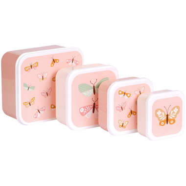 ALLC Lunch & Snackbox Set SBSEBU42 Butterflies