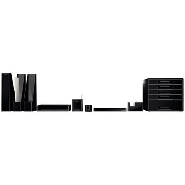 LEITZ Klebebandabroller Duo Color 53640095 schwarz 19mmx33m