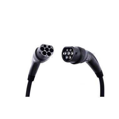 ANS charging cable type 2 32 A spiralized 5 m