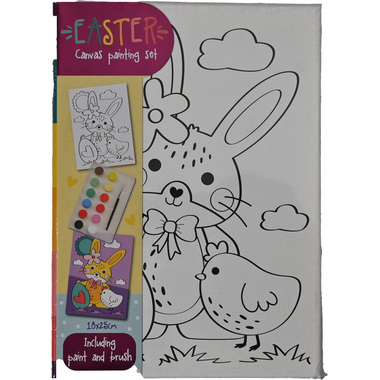ROOST Pâques set painture PB326 25x18x1,5cm