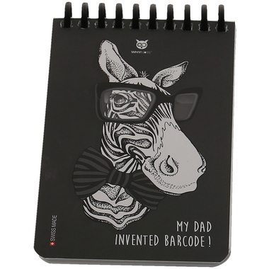 WHYNOTE Notizbuch A6 WNPBOK08 starter-kit, zebra