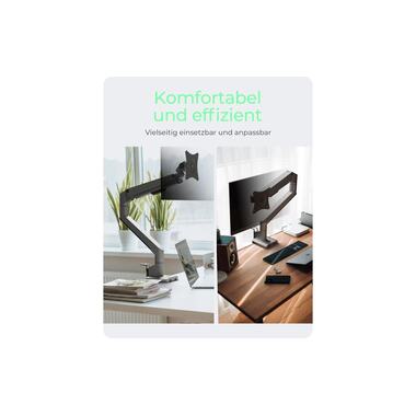 ICY BOX Tischhalterung bis 9 kg – Silber