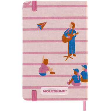 MOLESKINE Carnet SAKURA 9x14cm 56598851458 rosa, ligné, 192 page, HC