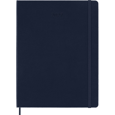 MOLESKINE Agenda Classic X-Large 2027 DHB2012WN4Y27 1W/1S saphir HC 19x25cm
