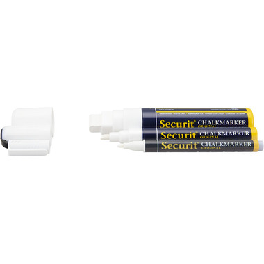 SECURIT Marker Gesso 1-15mm BLSMAMIXV5WT bianco, ass. 5 pezzi