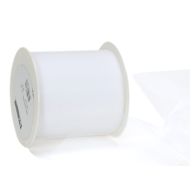 SPYK Band Tüll 2950.1093 10cmx50m weiss