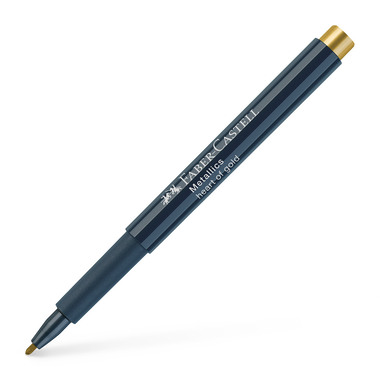 FABER-CASTELL Metallic Marker 1,5mm 160796 oro/argento 2 pezzi