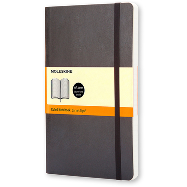 MOLESKINE Taccuino Soft A5 716-2 rigato nero