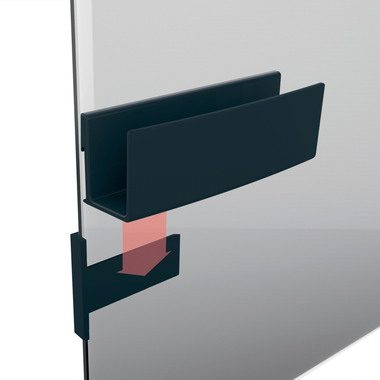 SIGEL Ablagefach, anthrazit GL803 160x54x43mm