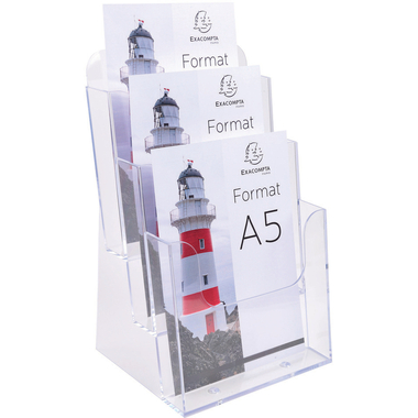 EXACOMPTA Porta prospetti A5 75158D trasparente 154x181x280mm