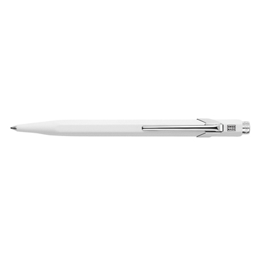 CARAN D'ACHE Penna a sfera 849 Pop Line 849.502 opaco bianco, c.astuccio met.