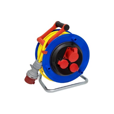 Brennenstuhl Construction Cable Reel BAT ST 290 25 m 1x CEE/5 + 2x T25