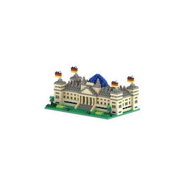 BRIXIES building block model Reichstag Berlin made of 651 building blocks