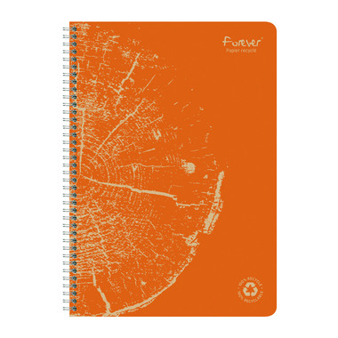 CLAIREFONTAINE Spiralheft FOREVER A4 68406C liniert, assortiert 60 Blatt