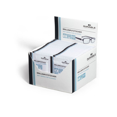DURABLE Brillenputztücher 585302 Reinigungstücher 100 Stück