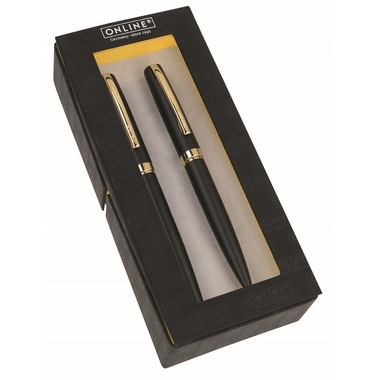 ONLINE Geschenkset Eleganza M 34597 black/gold, deco box