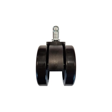 LC-Power Set di 5 rotelle di ricambio per sedia da gaming rosse