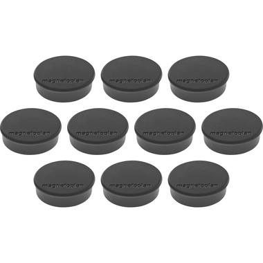 MAGNETOPLAN Magnet Discofix Hobby 24mm 1664512 schwarz, ca. 0.3 kg 10 Stk.