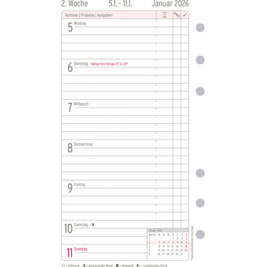 CHRONOPLAN Piano settimanale sost. 2026 50556Z.26 1S/1P Midi