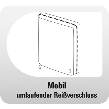 CHRONOPLAN Classeur à anneaux Mobil 50102Z.27 Cuir de buf nappa noir A5